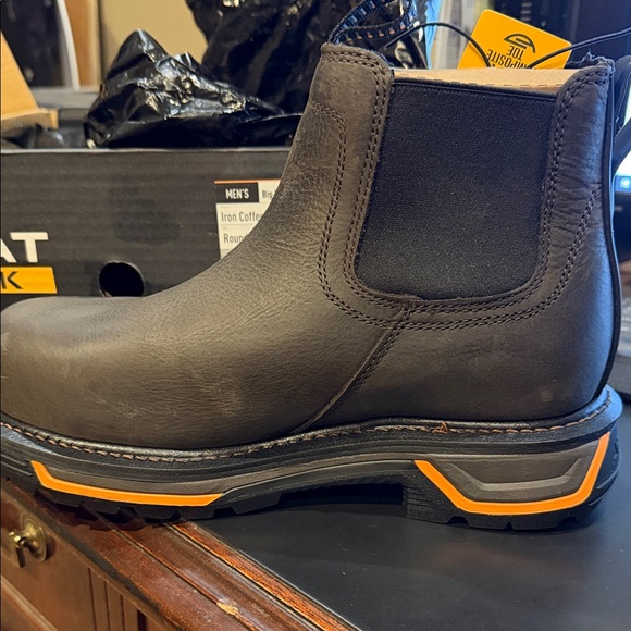 Ariat Big Rig Chelsea H2O Comp Toe Boots - Iron Coffee main image 3